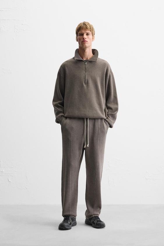 Washed Sweatsuit - Brown