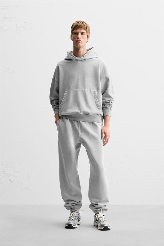 Boxy Fit Sweatsuit - Gray