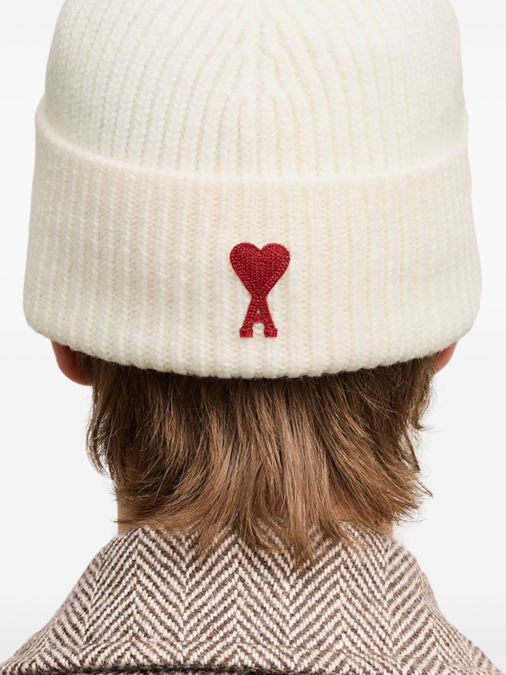 AMI Paris Cashmere & Wool Beanie