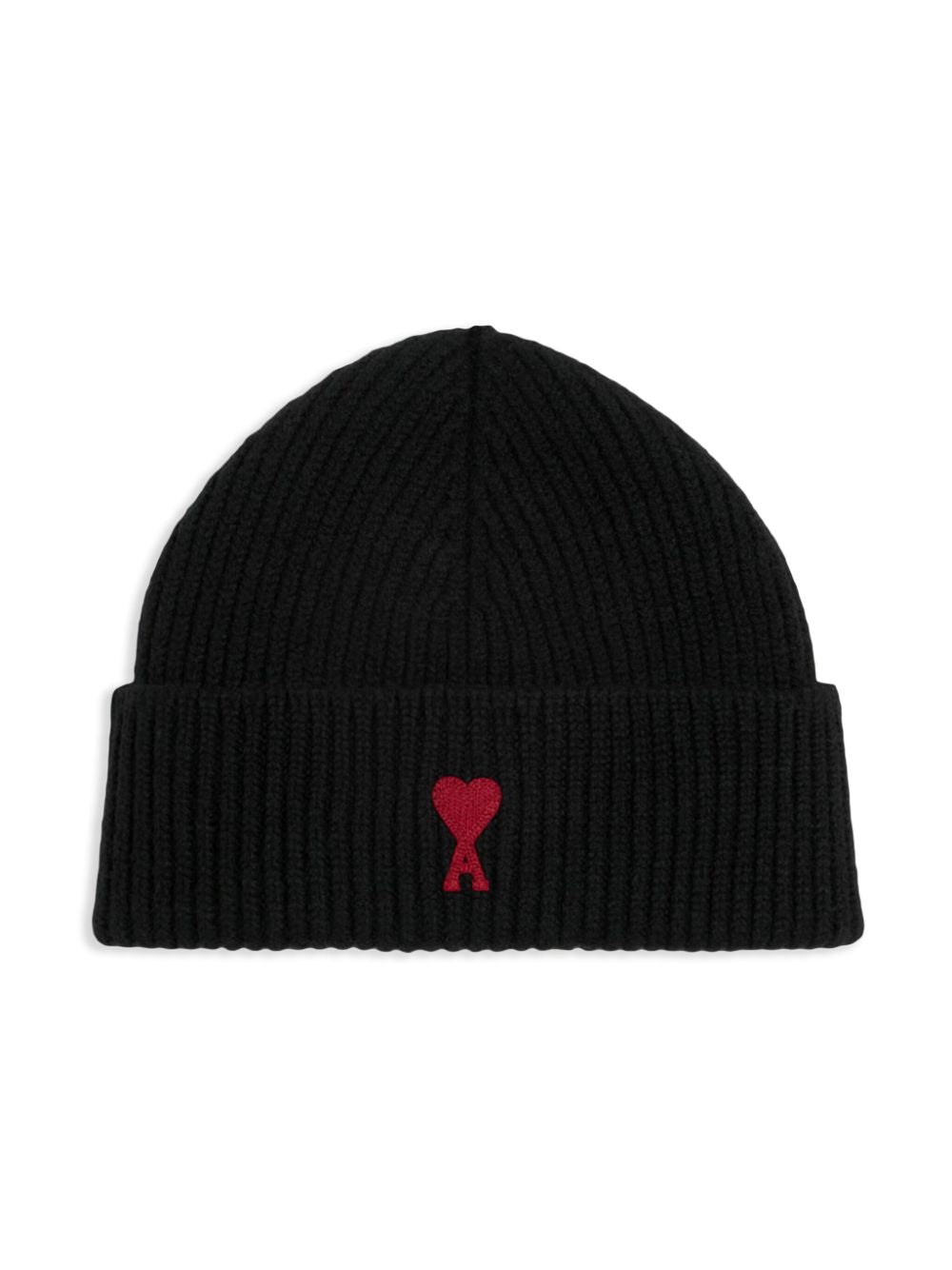 AMI Paris Cashmere & Wool Beanie