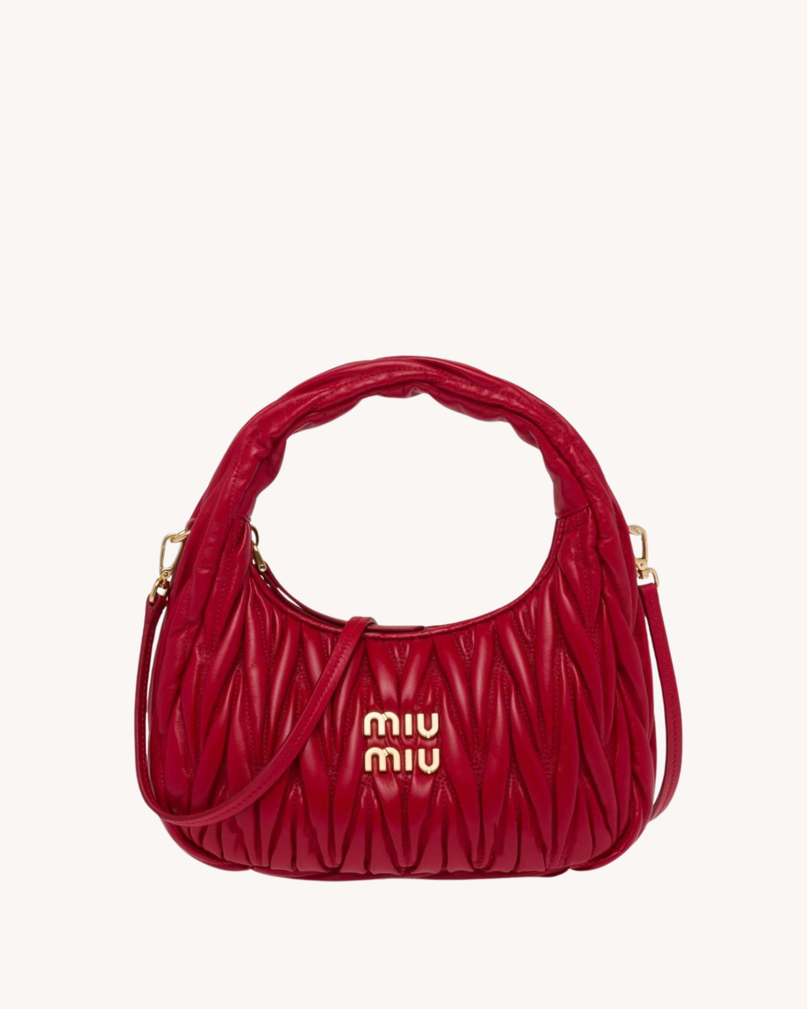 Miu Miu "Wander Matelassé" Shoulder Bag