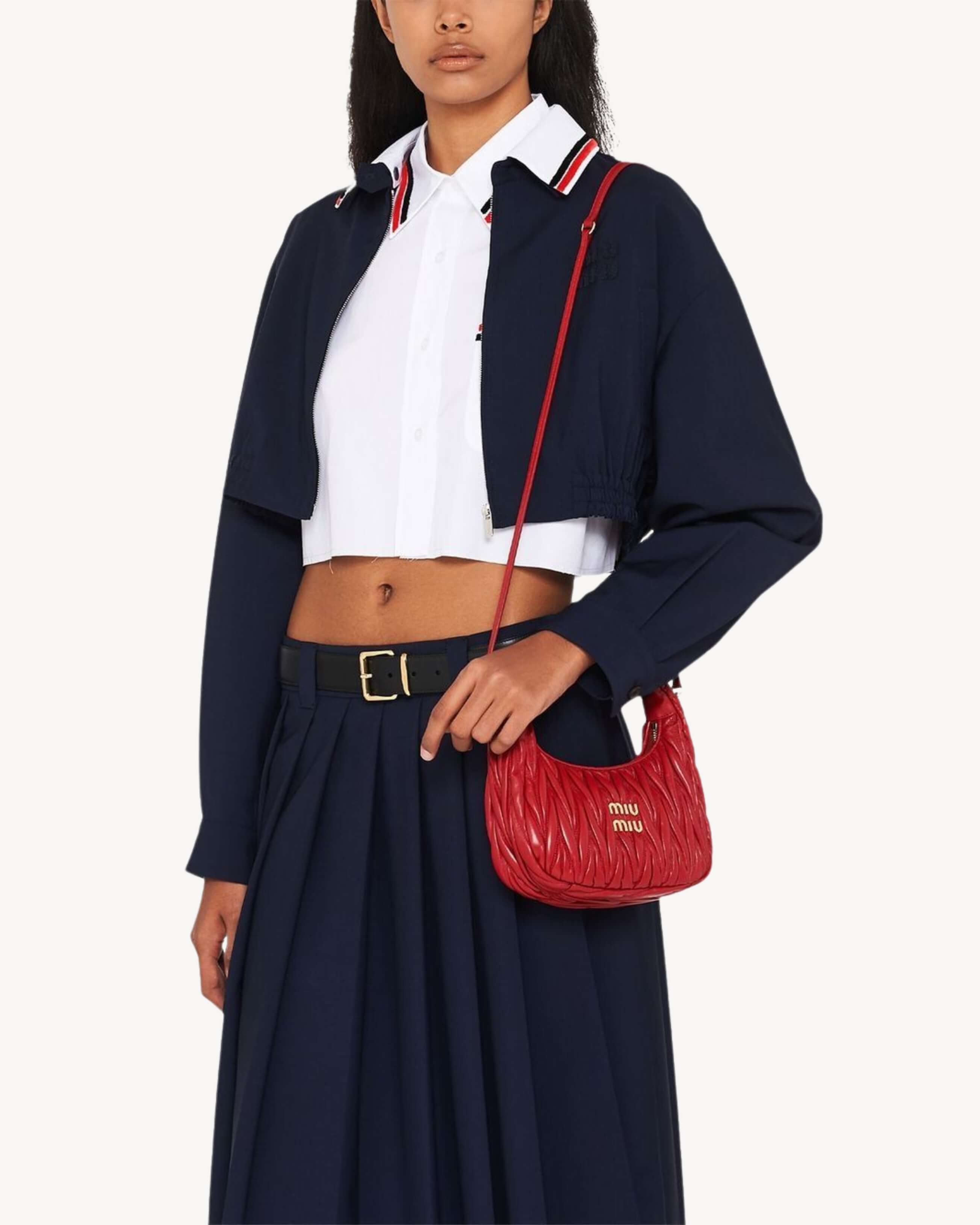 Miu Miu "Wander Matelassé" Shoulder Bag